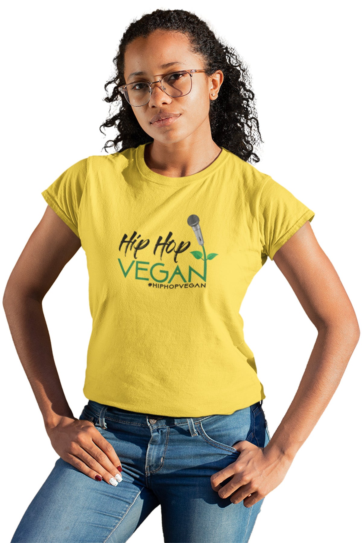 Ladies Hip Hop Vegan T-Shirt