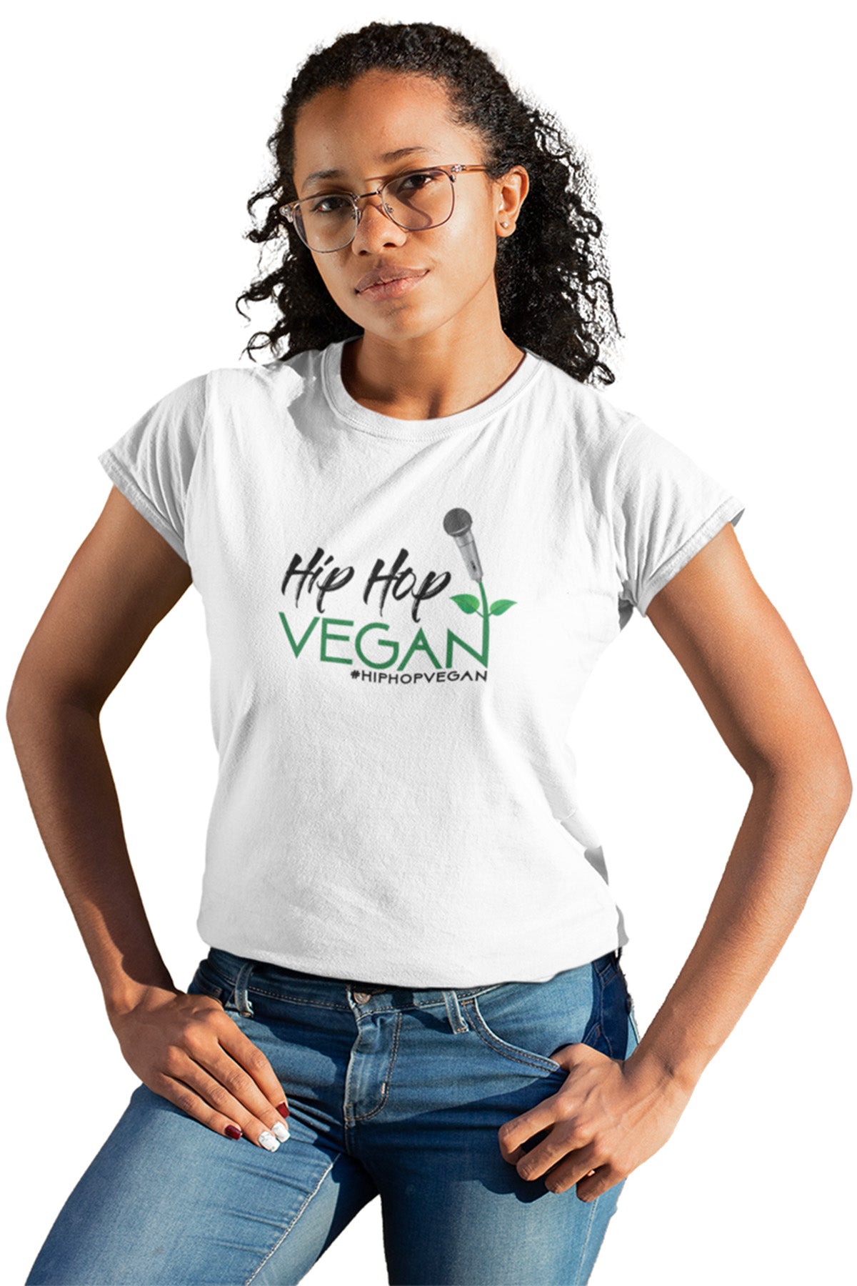 Ladies Hip Hop Vegan T-Shirt