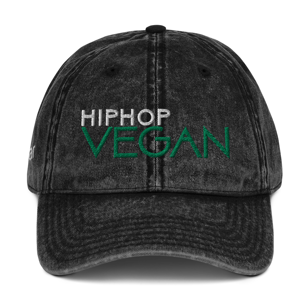 Hip Hop Vegan Vintage Dad Hat