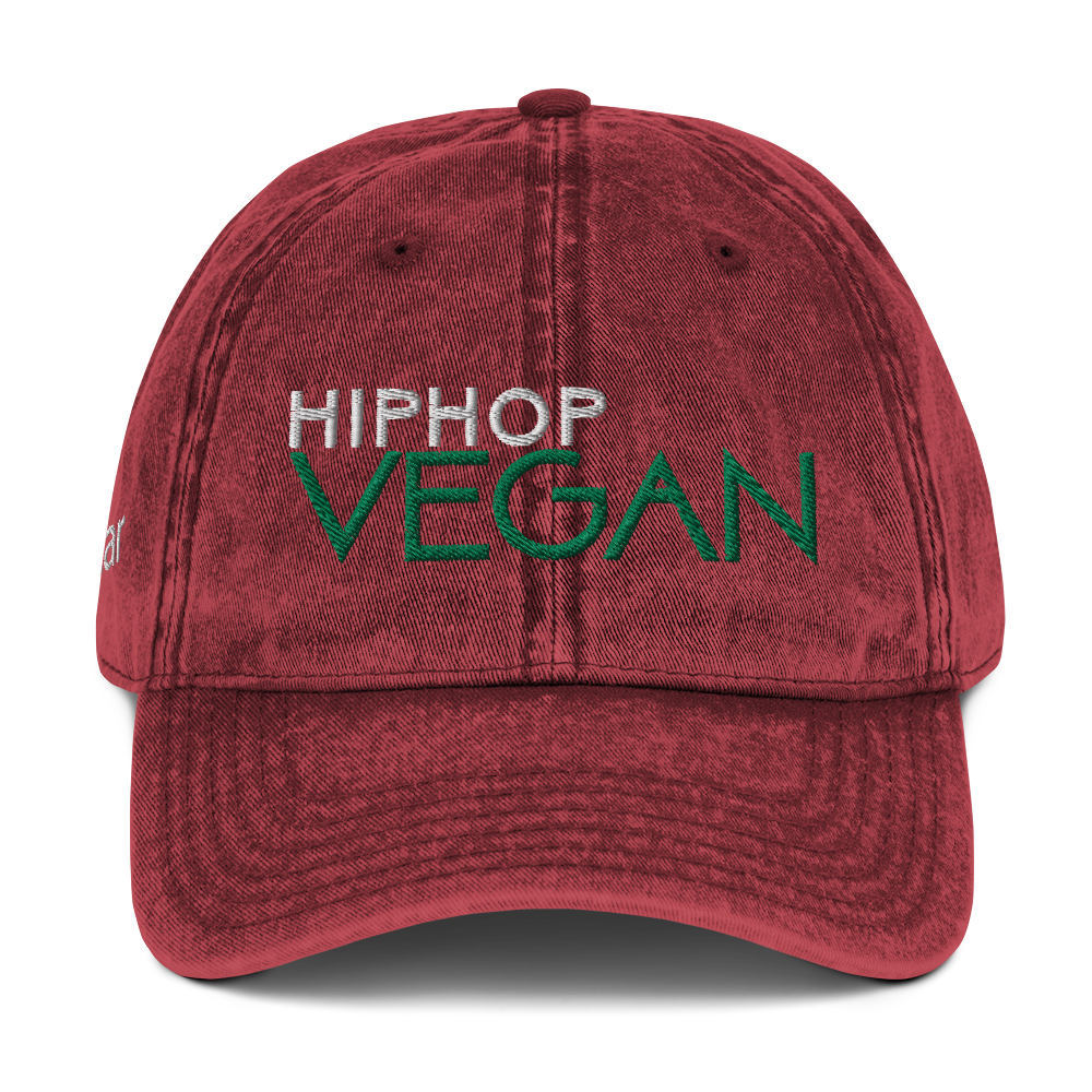 Hip Hop Vegan Vintage Dad Hat