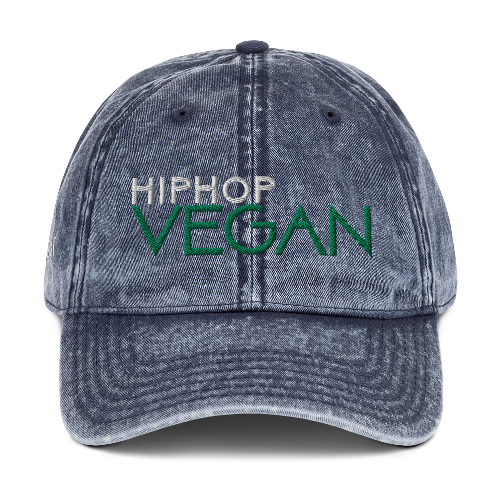 Hip Hop Vegan Vintage Dad Hat